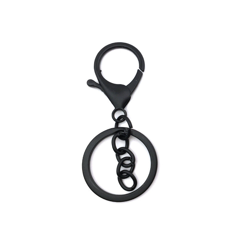 Wholesale 10pcs Metal Pendants Three-piece Keychain Ring Chain Diy Accessories ACC-KC-ZhongFan002