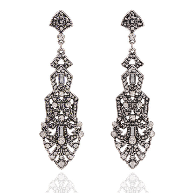 Wholesale Long Water Drop Earrings European Style Exaggerated Design Women' s Jewelry Accessory for Everyday Wear