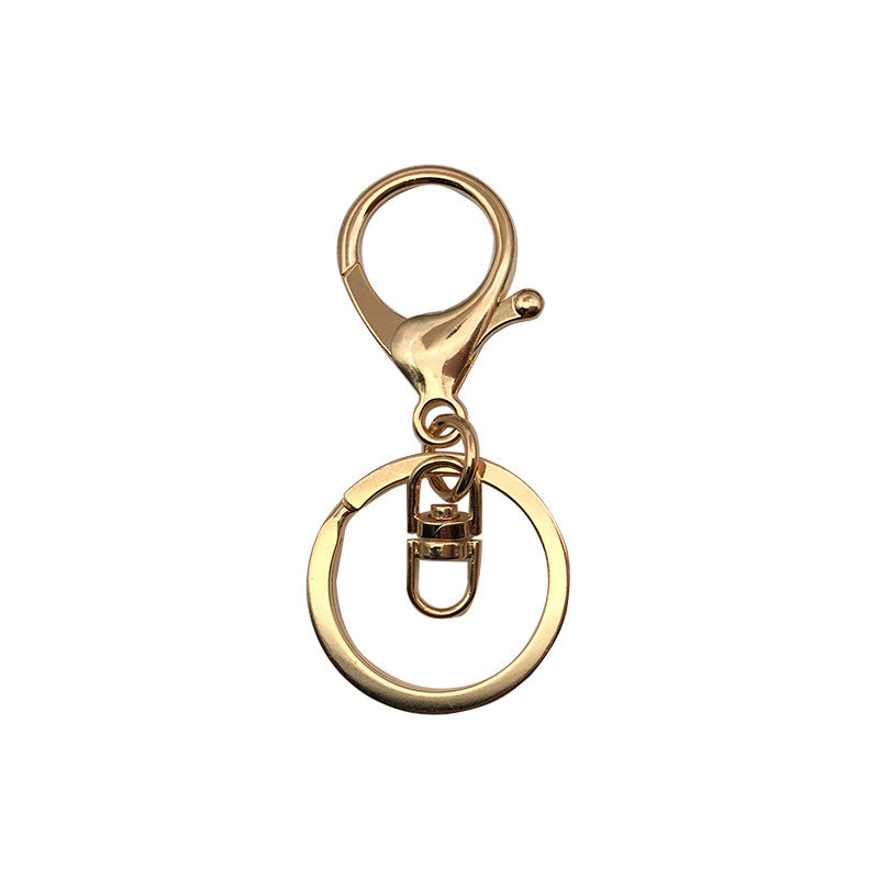 Wholesale 10pcs Metal Pendants Three-piece Keychain Ring Chain Diy Accessories ACC-KC-ZhongFan002