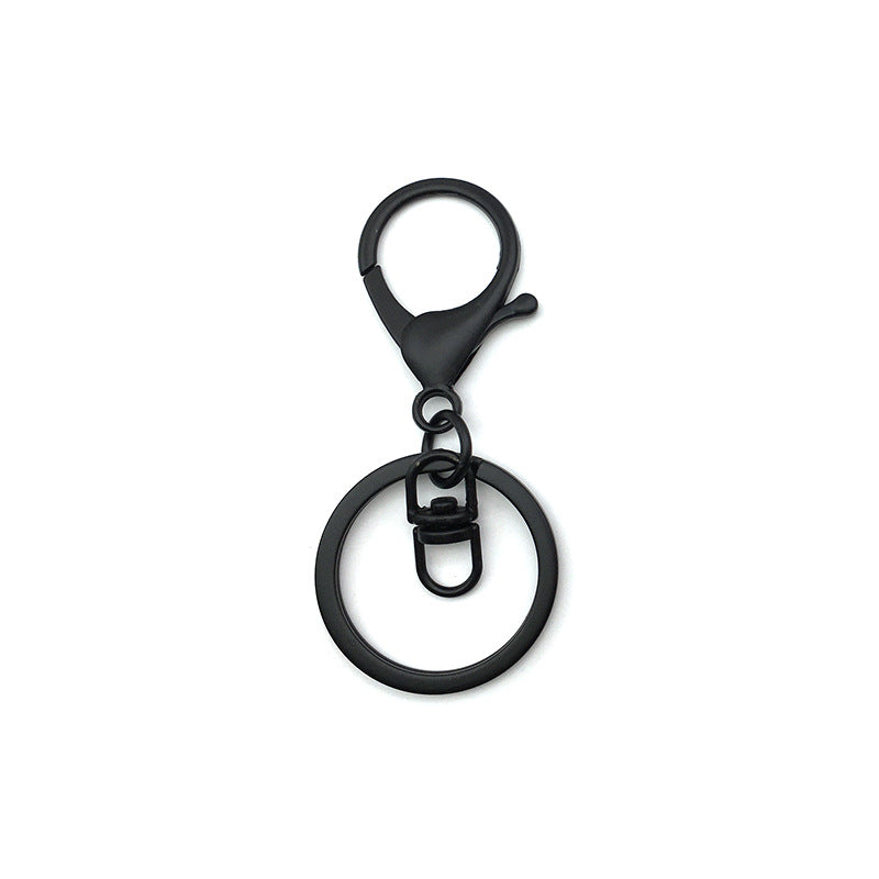 Wholesale 10pcs Metal Pendants Three-piece Keychain Ring Chain Diy Accessories ACC-KC-ZhongFan002