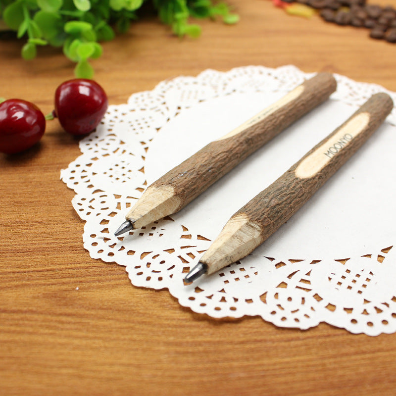 Wholesale Bark Ballpoint Pen Wood Material Pen