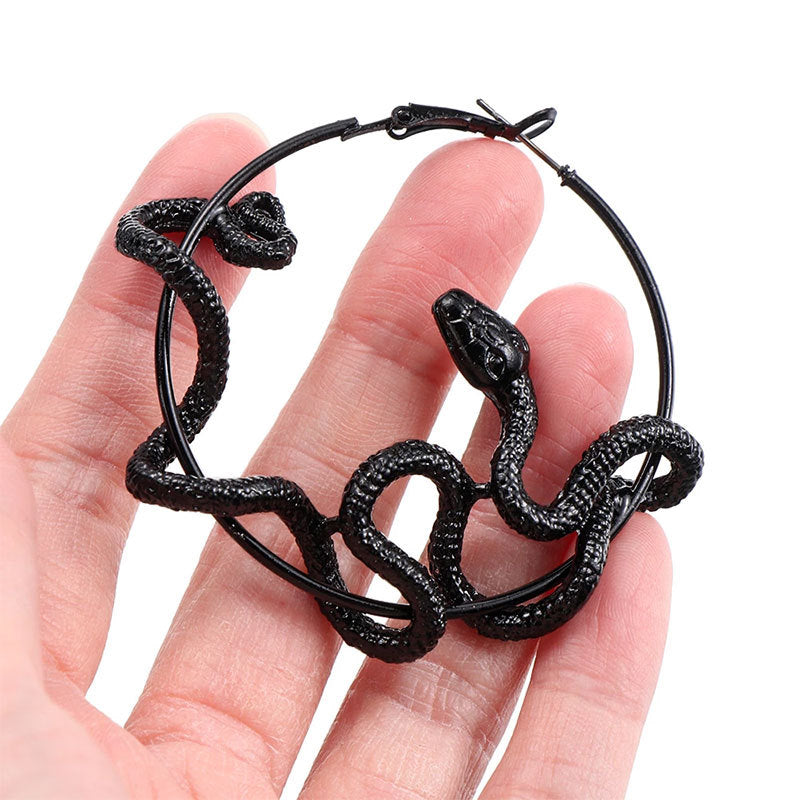 Wholesale Vintage Beauty Snake Earrings Hoop Earrings ACC-ES-FuSu011