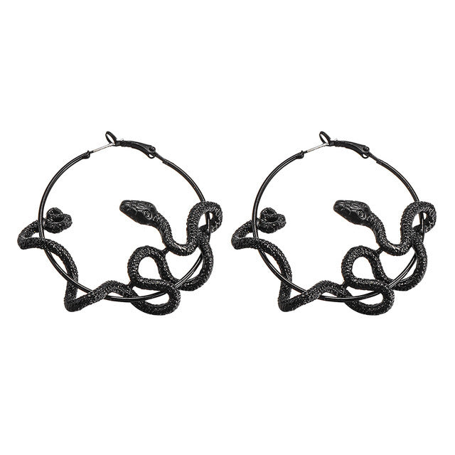 Wholesale  Exaggerated Retro Snake Creative Earrings