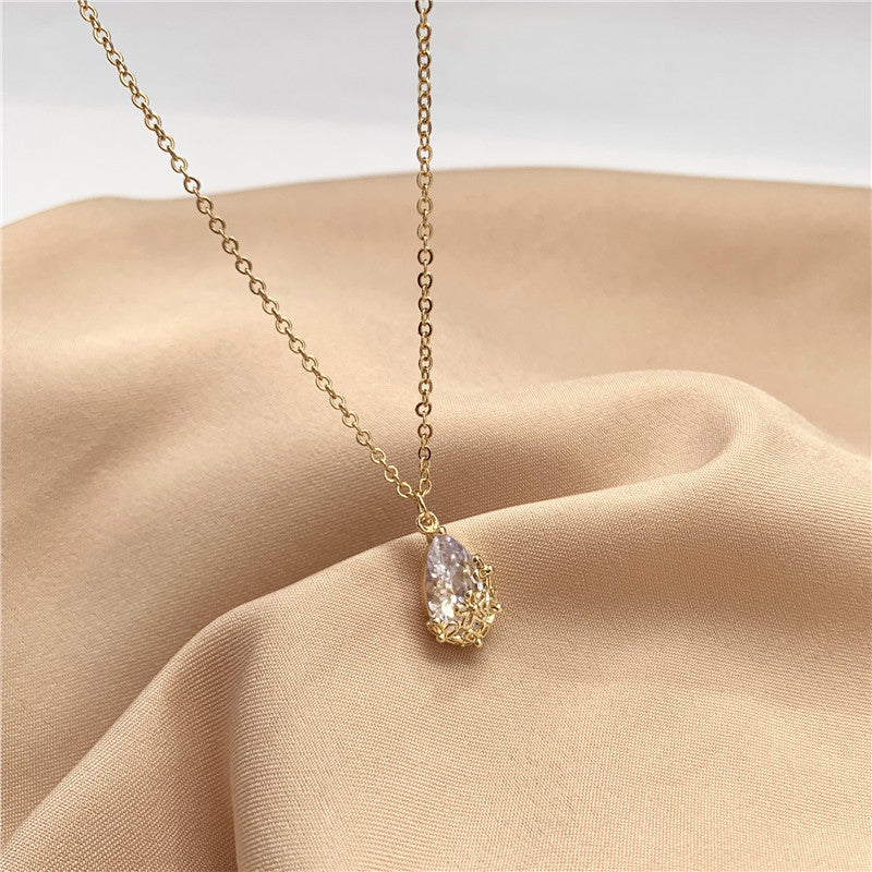 Wholesale Zircon Pendant Necklace Choker Necklace ACC-NE-Hans001