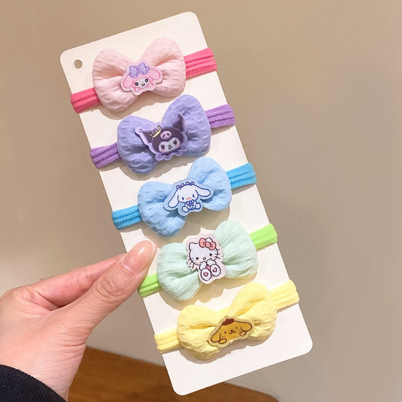 Wholesale Cute Cartoon Children's Hair Band Bow Hair Scrunchies ACCVIP-HS-Yint005