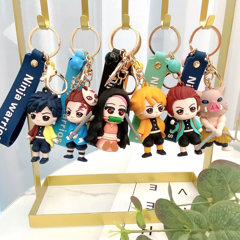 Wholesale Cartoon Silicone Cute Anime Keychains ACC-KC-Gongz017