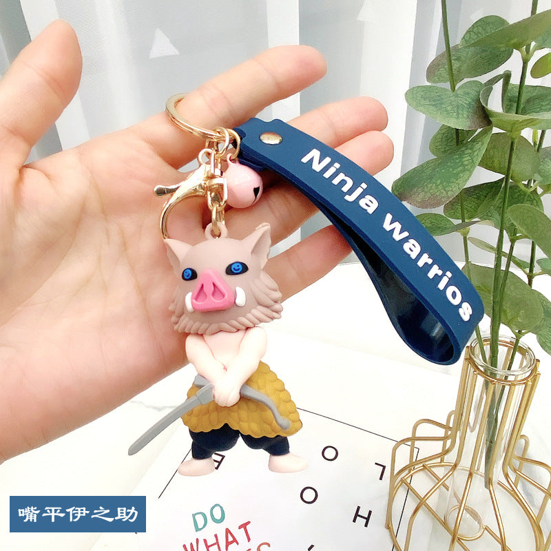 Wholesale Cartoon Silicone Cute Anime Keychains ACC-KC-Gongz017