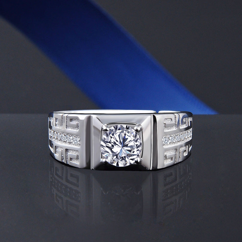 Wholesale  S925 silver personality popular rings