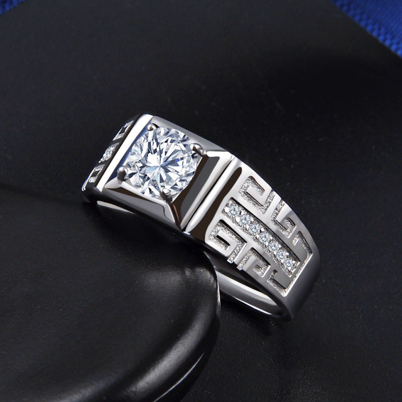 Wholesale  S925 silver personality popular rings