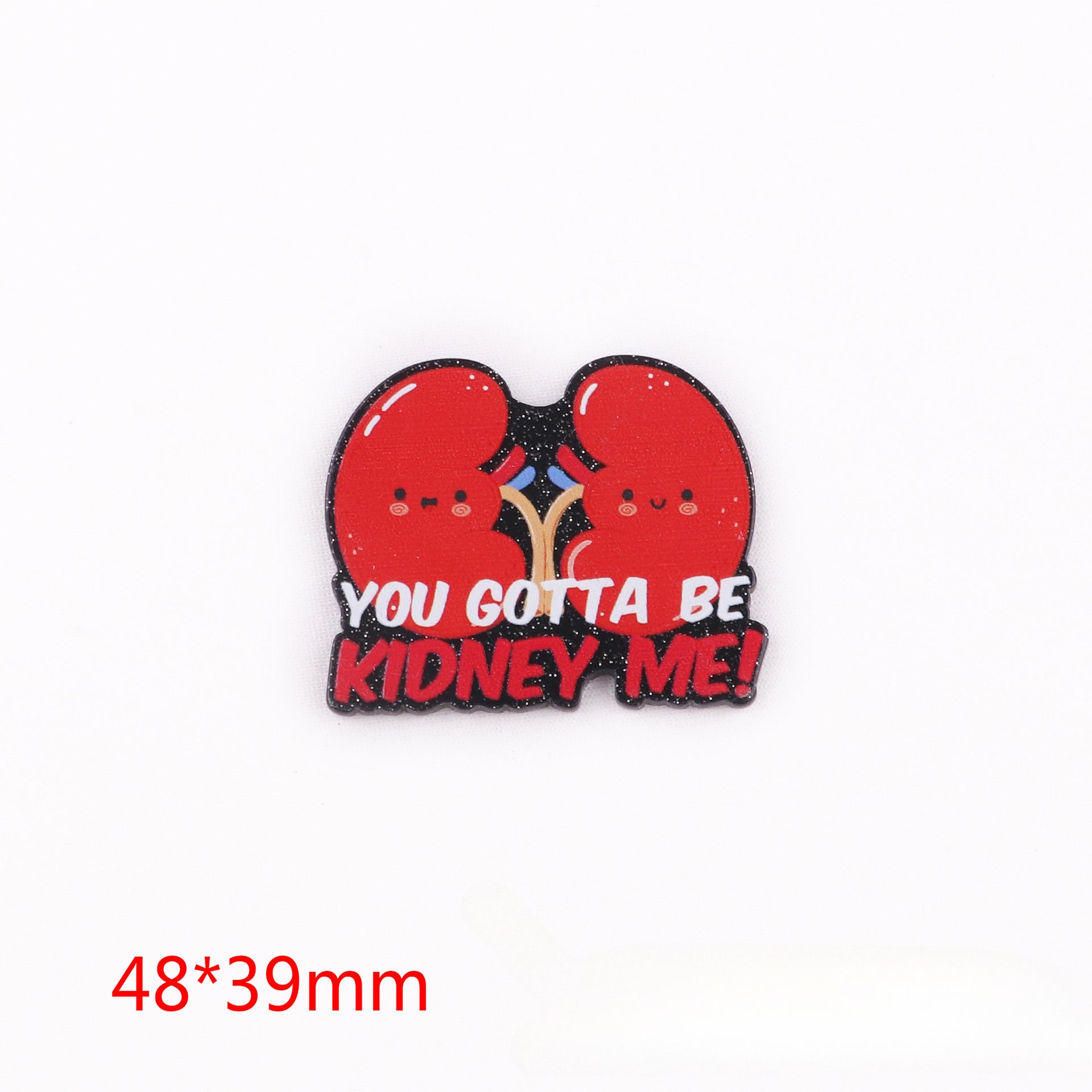 Wholesale 10pcs DIY Flatback Cartoon Acrylic Flatback Badge Reels Retractable Keychain DIY Accessories ACC-FK-OuYe008