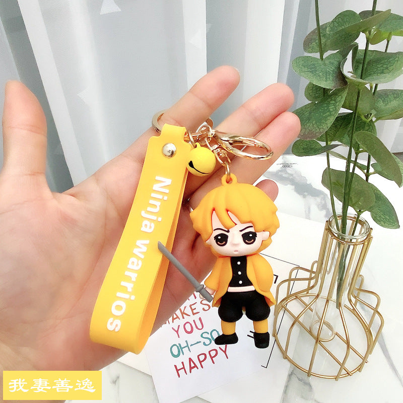 Wholesale Cartoon Silicone Cute Anime Keychains ACC-KC-Gongz017