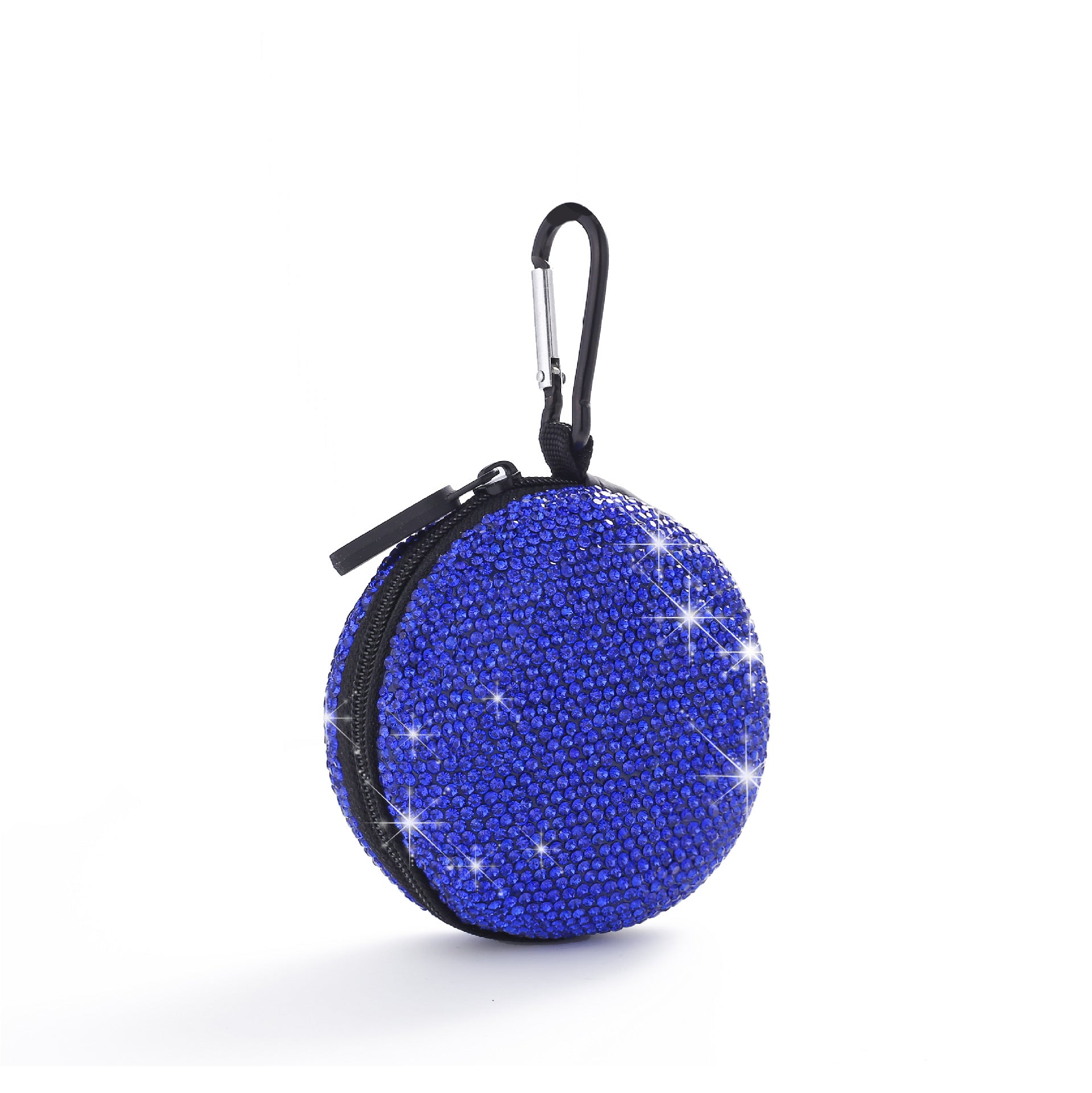 Wholesale Rhinestone Headphone Bag Portable Storage Bag Keychain ACC-KC-ZW003