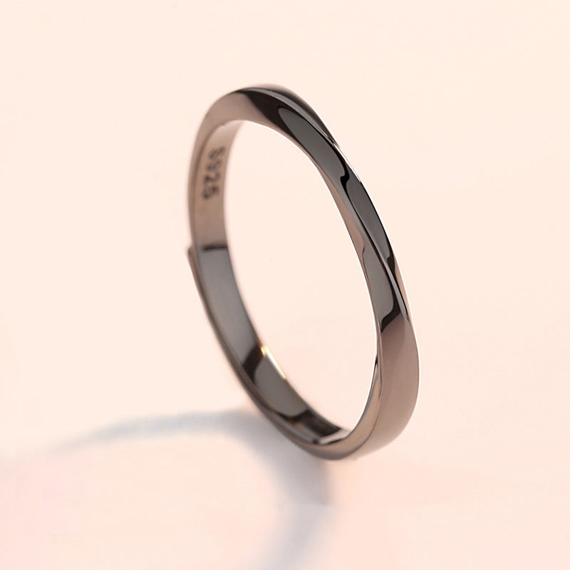 Wholesale s925 Sterling Silver  open adjustable diet ring