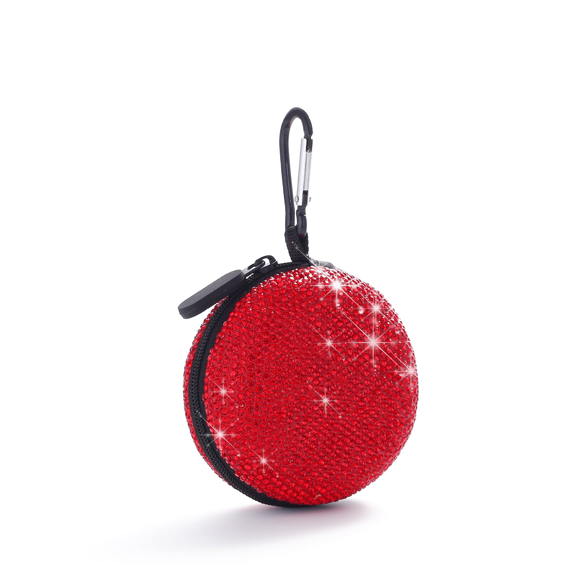 Wholesale Rhinestone Headphone Bag Portable Storage Bag Keychain ACC-KC-ZW003
