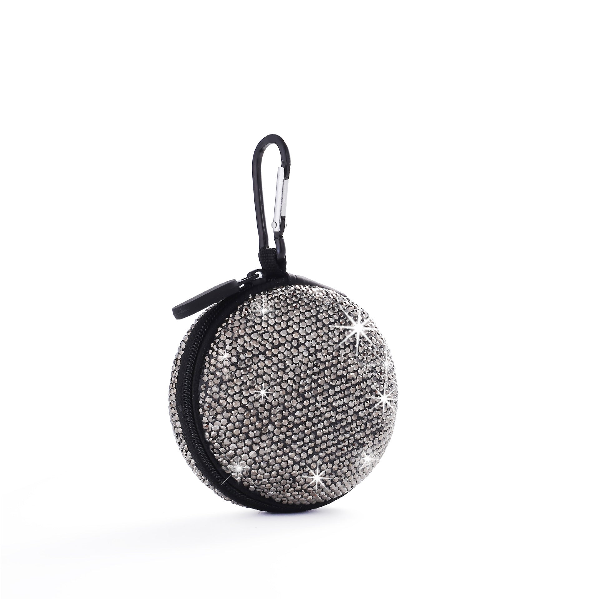 Wholesale Rhinestone Headphone Bag Portable Storage Bag Keychain ACC-KC-ZW003