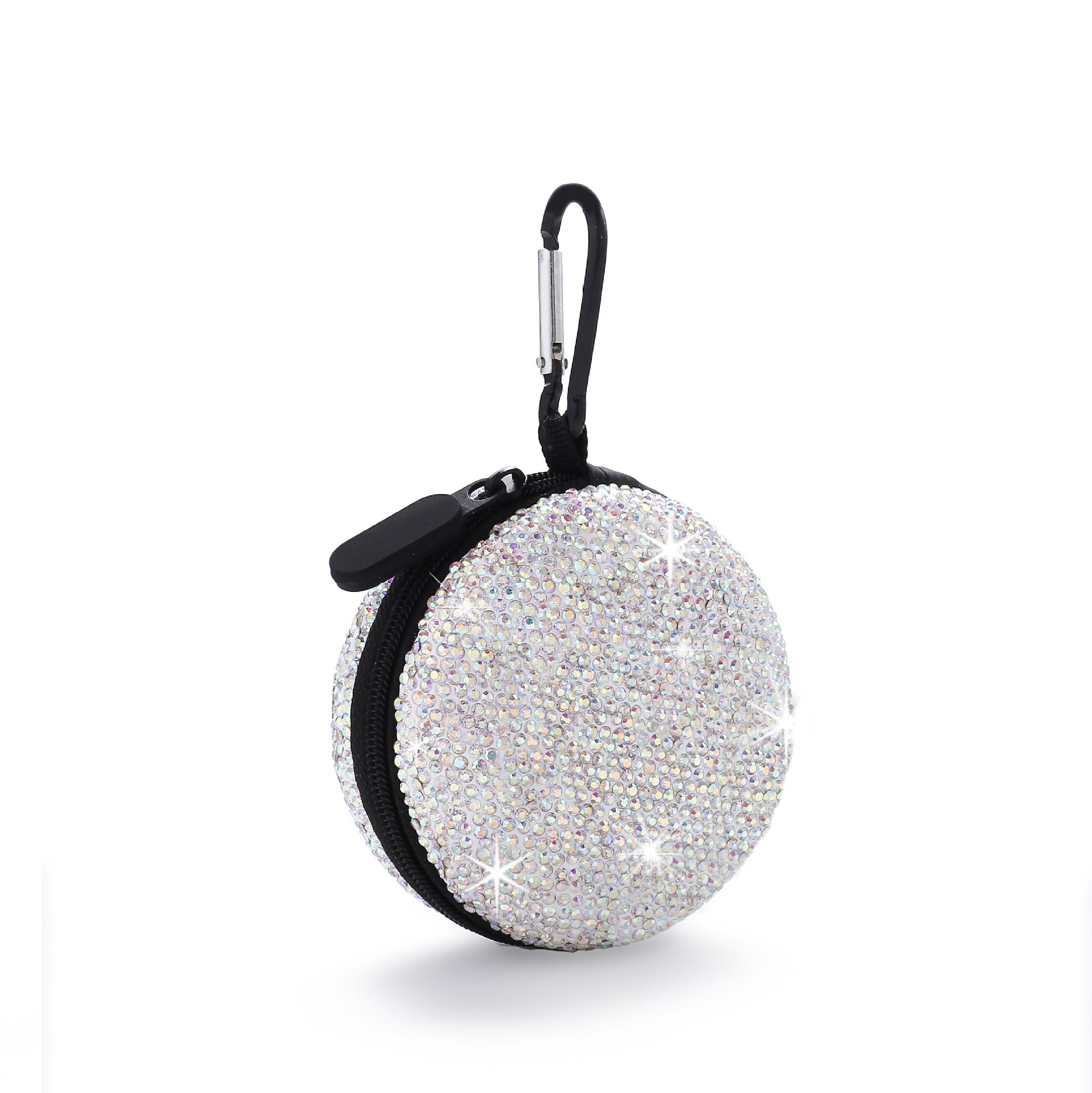 Wholesale Rhinestone Headphone Bag Portable Storage Bag Keychain ACC-KC-ZW003