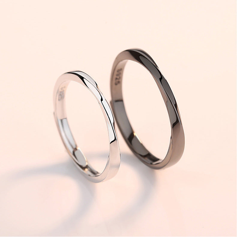 Wholesale s925 Sterling Silver  open adjustable diet ring