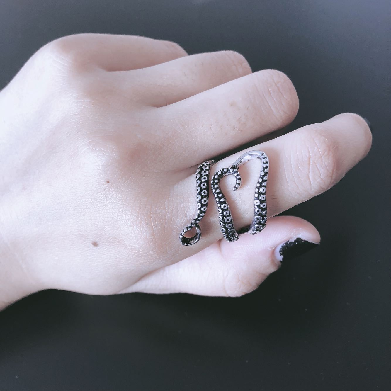 Wholesale  retro ring octopus tentacle northern sea monster open  ring
