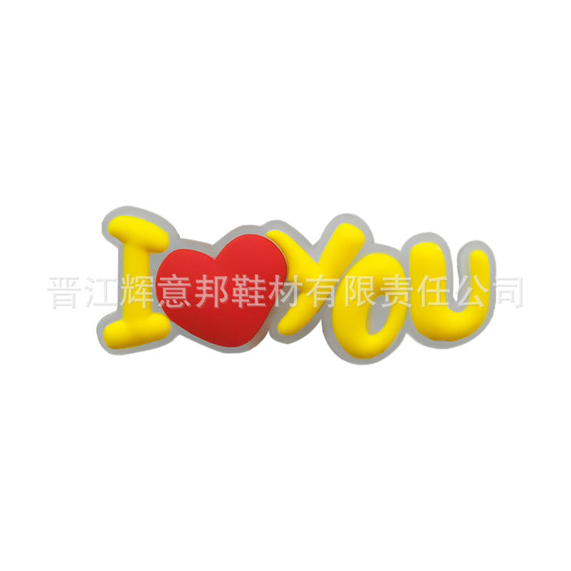 Wholesale 10pcs Luminous Cartoon PVC Soft Rubber Shoe Buckle Decoration ACC-SC-YiBang007