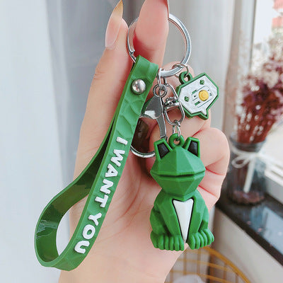 Wholesale Cartoon Creative Geometric Cute Dinosaur Panda Keychain