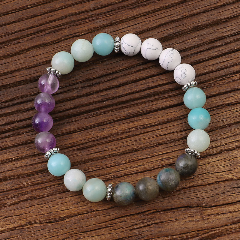 Wholesale handmade beaded 108 gemstone necklace bracelet set