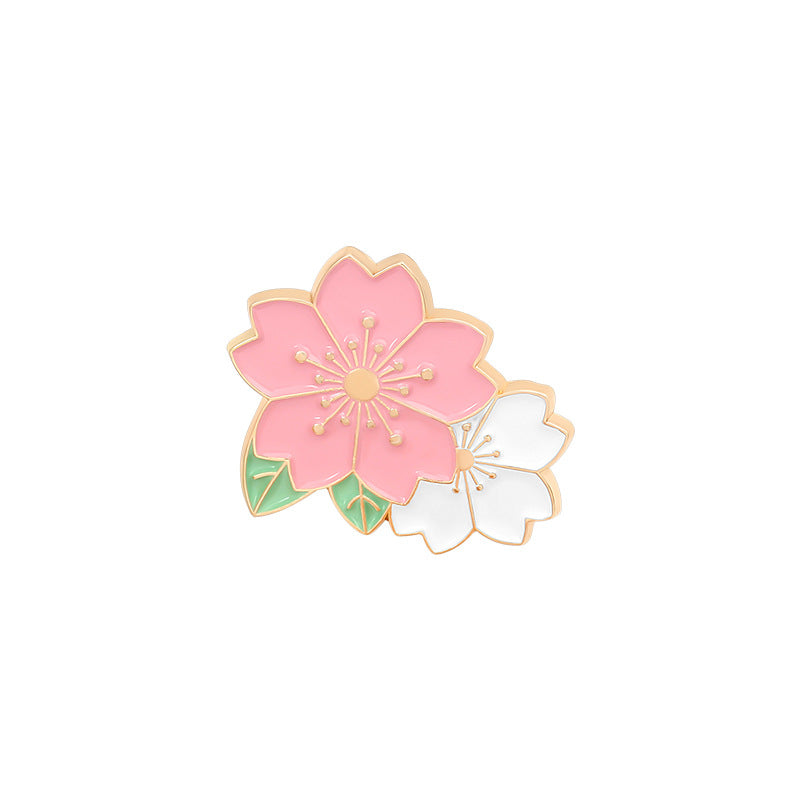 Wholesale Cartoon Sakura Brooch Badge Sakura Accessories Alloy Brooch ACC-BCH-QiHe004