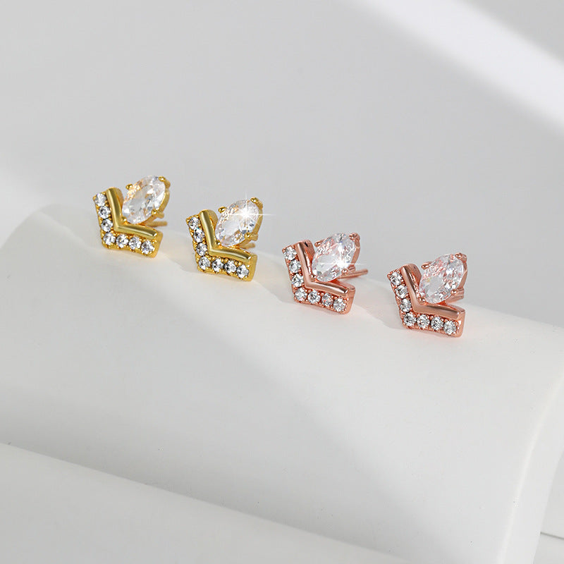 Wholesale Rose Gold 18K Earrings