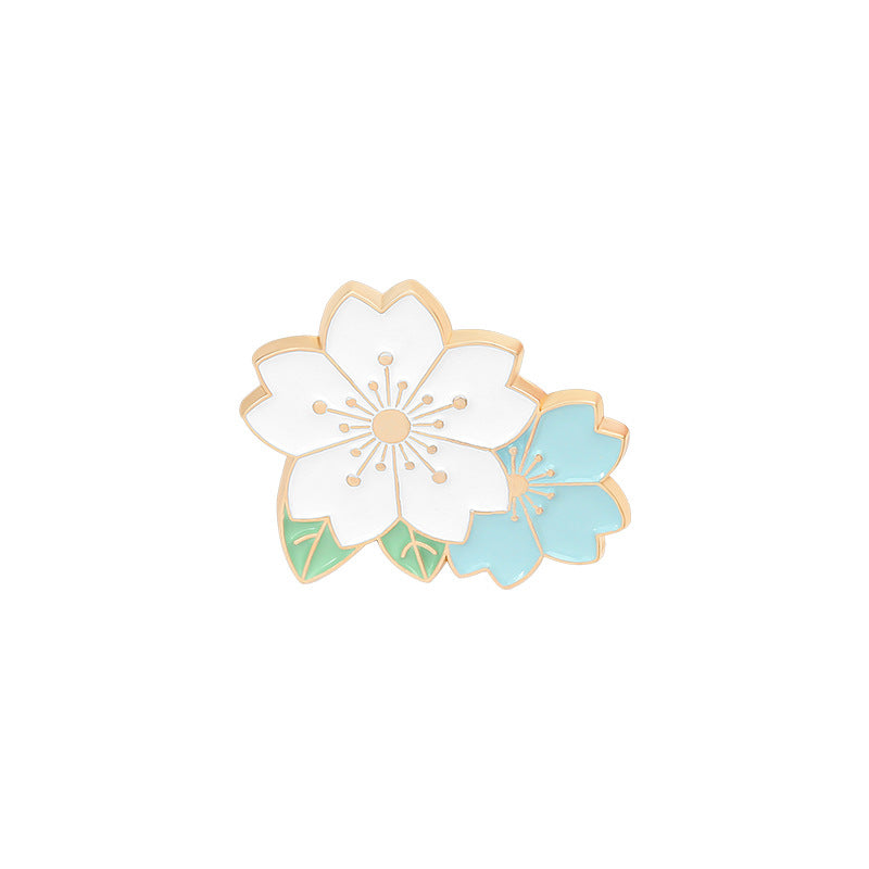Wholesale Cartoon Sakura Brooch Badge Sakura Accessories Alloy Brooch ACC-BCH-QiHe004