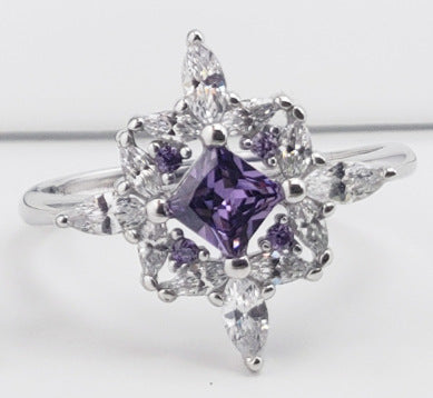 Wholesale  S925 Sterling Silver Set with Colorful Gemstone Inlaid Necklace