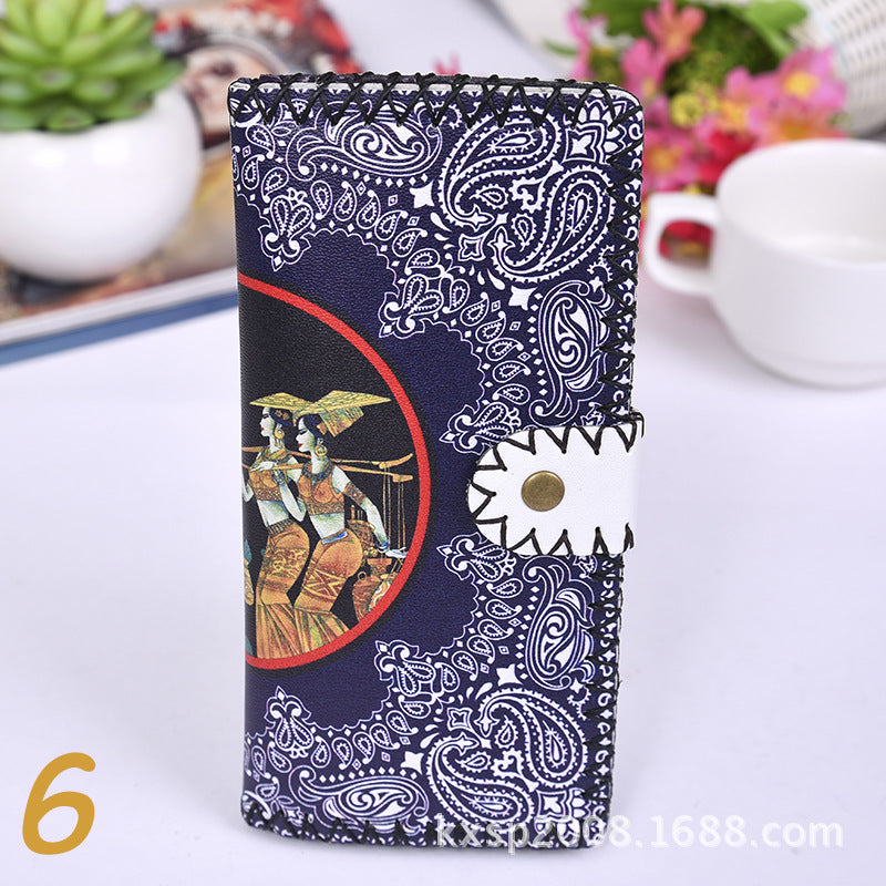Wholesale Ethnic Style Handmade Wallet Composite Two-layer Leather Wallet ACC-WT-Mengs004