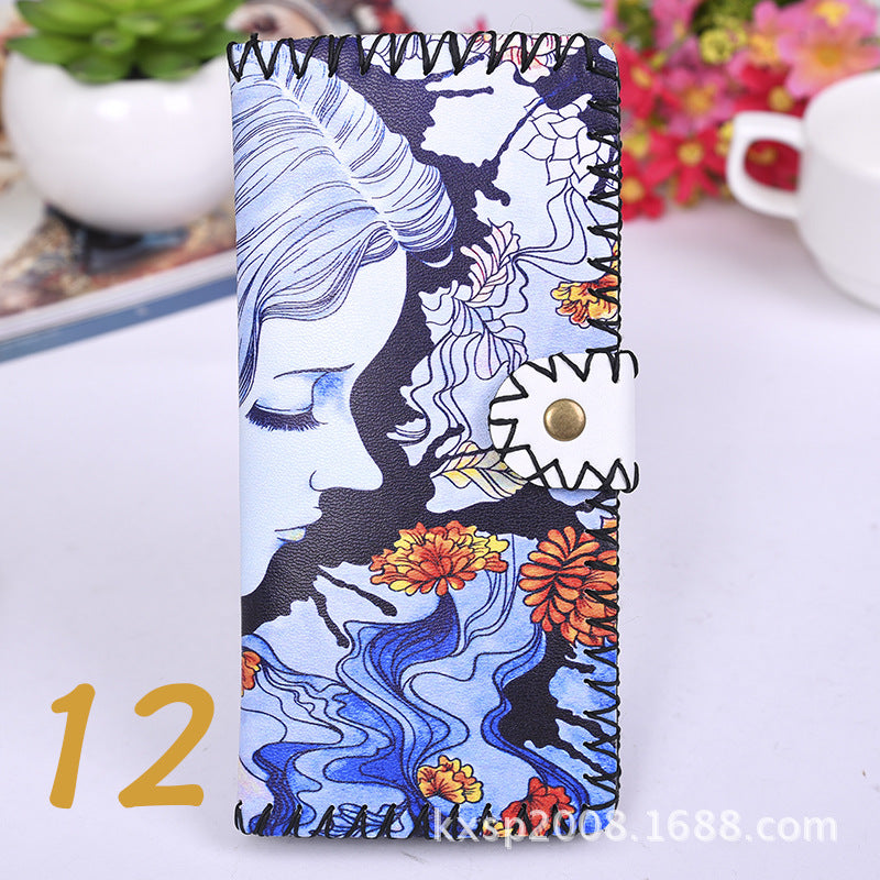 Wholesale Ethnic Style Handmade Wallet Composite Two-layer Leather Wallet ACC-WT-Mengs004