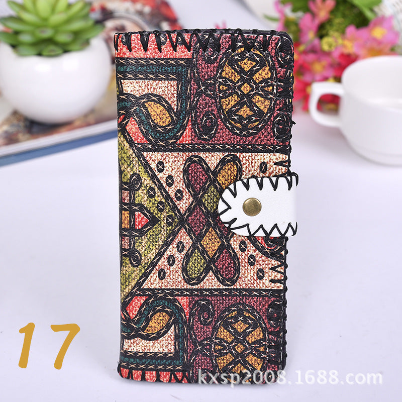 Wholesale Ethnic Style Handmade Wallet Composite Two-layer Leather Wallet ACC-WT-Mengs004