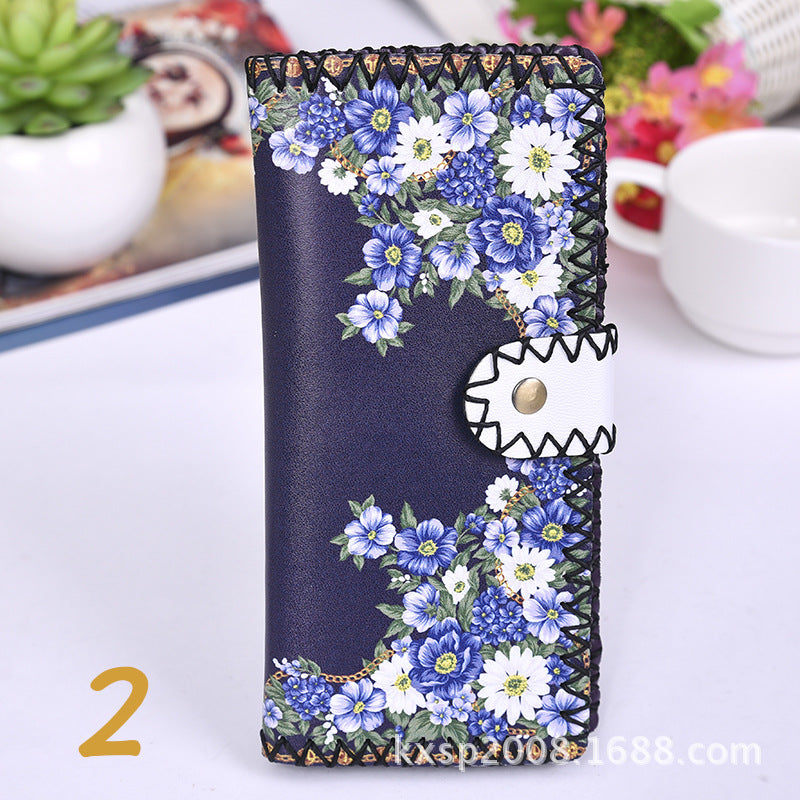 Wholesale Ethnic Style Handmade Wallet Composite Two-layer Leather Wallet ACC-WT-Mengs004