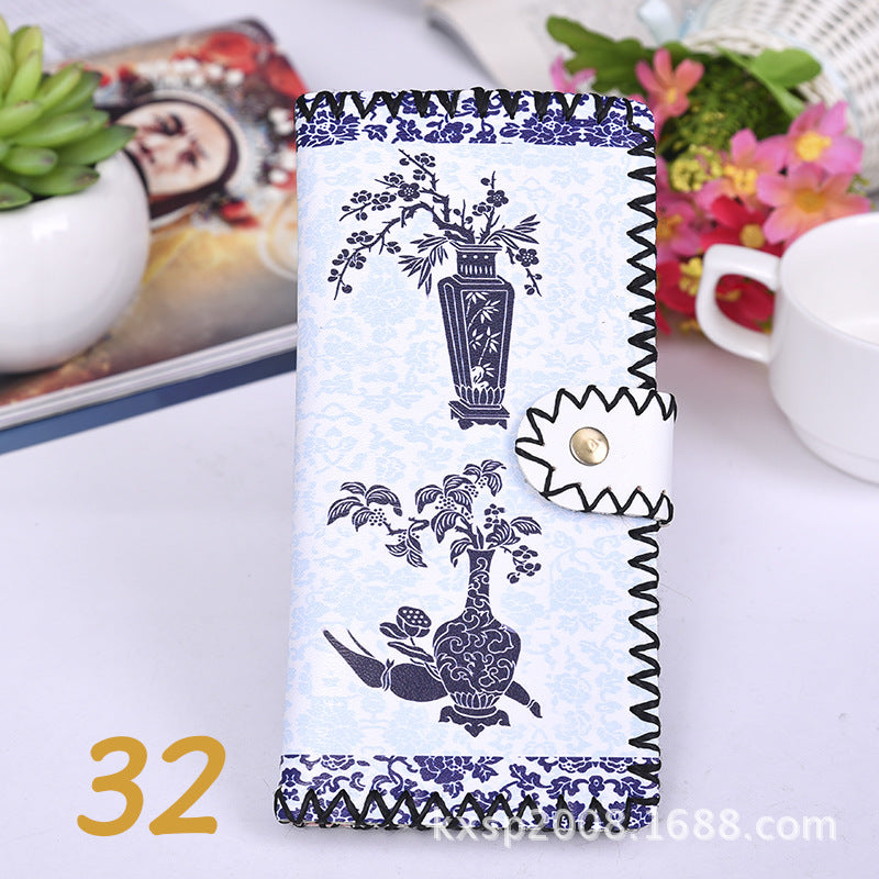 Wholesale Ethnic Style Handmade Wallet Composite Two-layer Leather Wallet ACC-WT-Mengs004