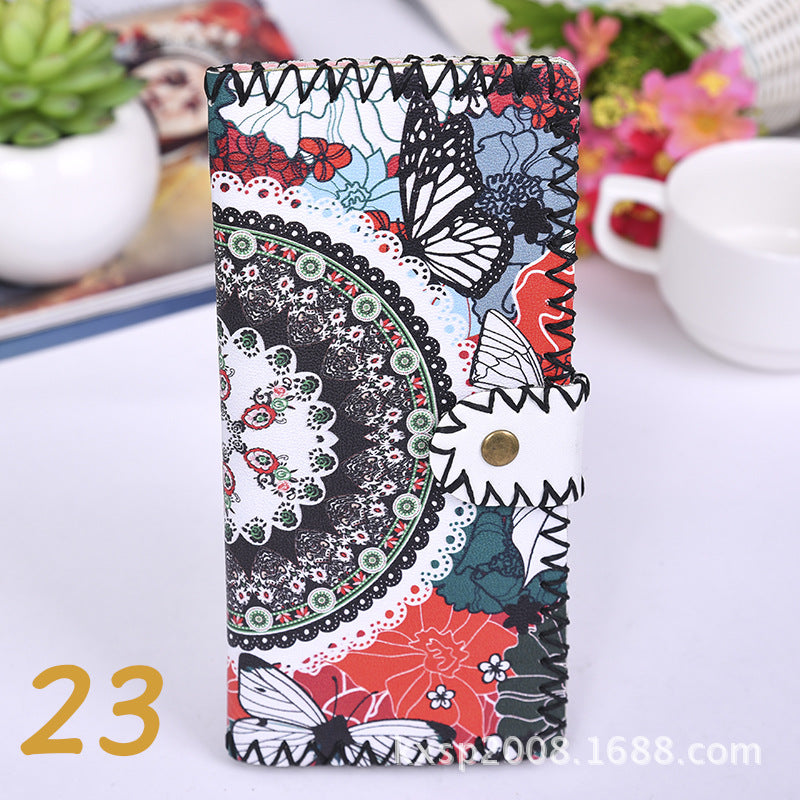 Wholesale Ethnic Style Handmade Wallet Composite Two-layer Leather Wallet ACC-WT-Mengs004