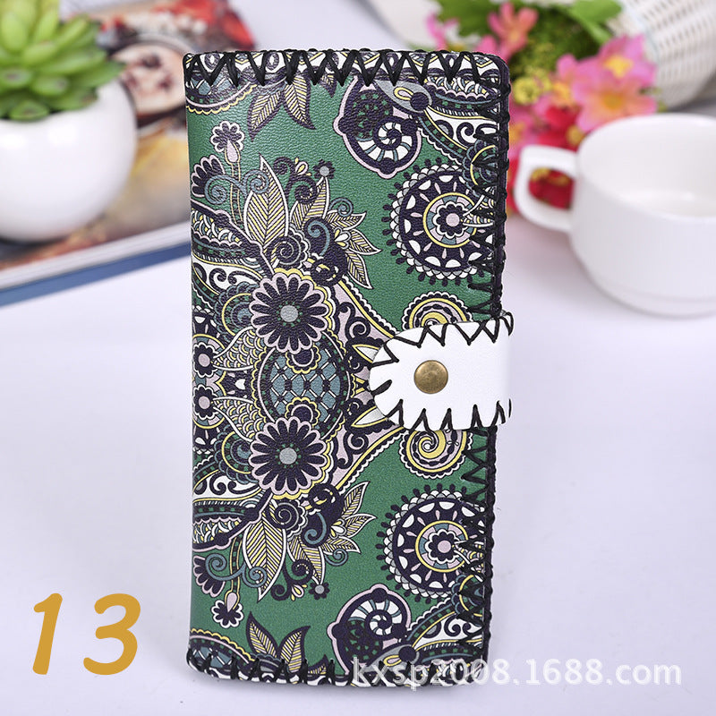 Wholesale Ethnic Style Handmade Wallet Composite Two-layer Leather Wallet ACC-WT-Mengs004