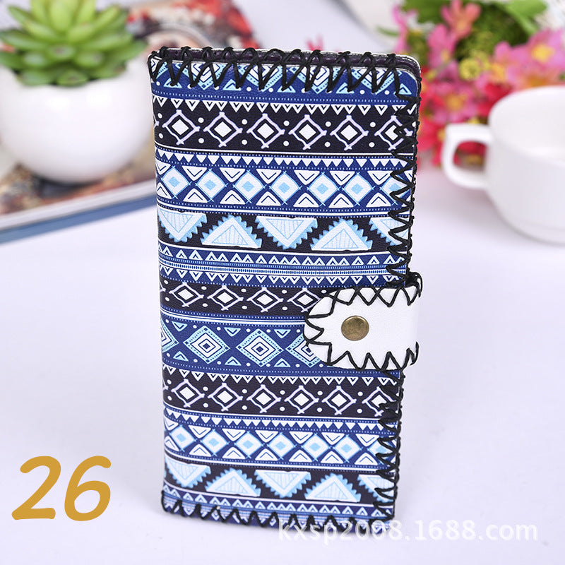 Wholesale Ethnic Style Handmade Wallet Composite Two-layer Leather Wallet ACC-WT-Mengs004