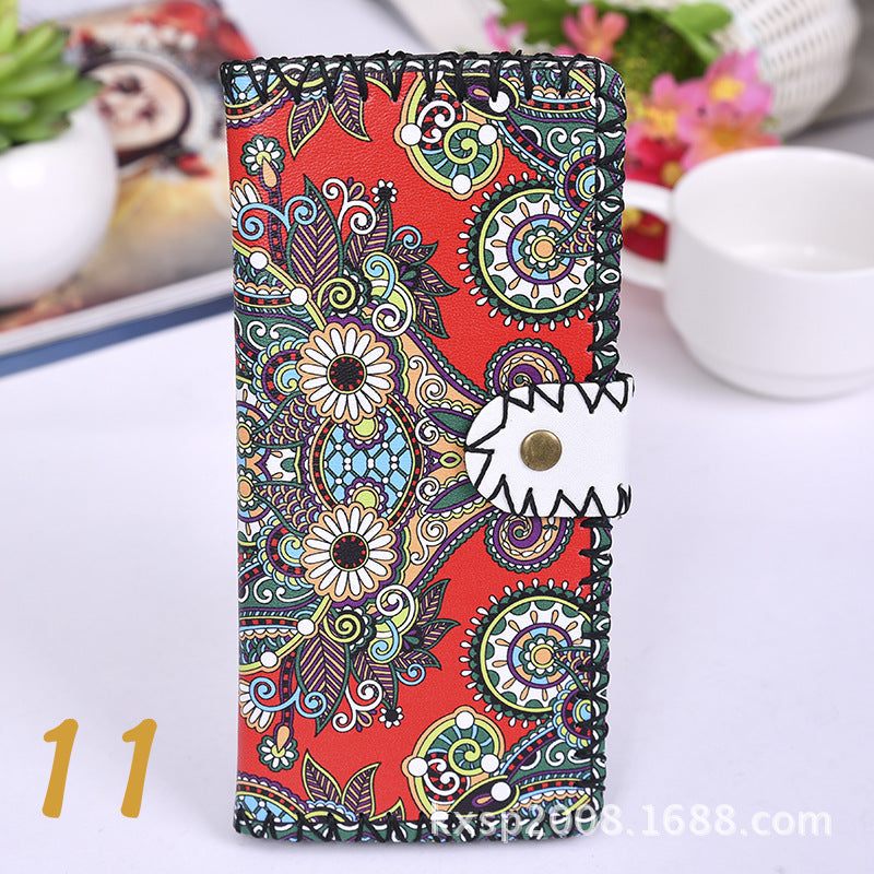 Wholesale Ethnic Style Handmade Wallet Composite Two-layer Leather Wallet ACC-WT-Mengs004