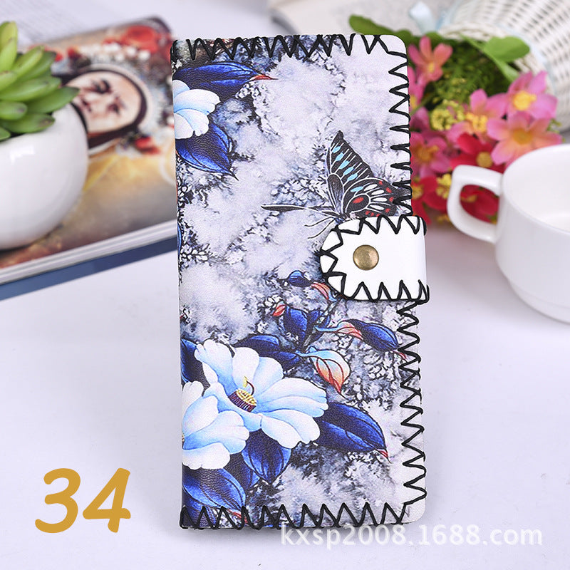 Wholesale Ethnic Style Handmade Wallet Composite Two-layer Leather Wallet ACC-WT-Mengs004