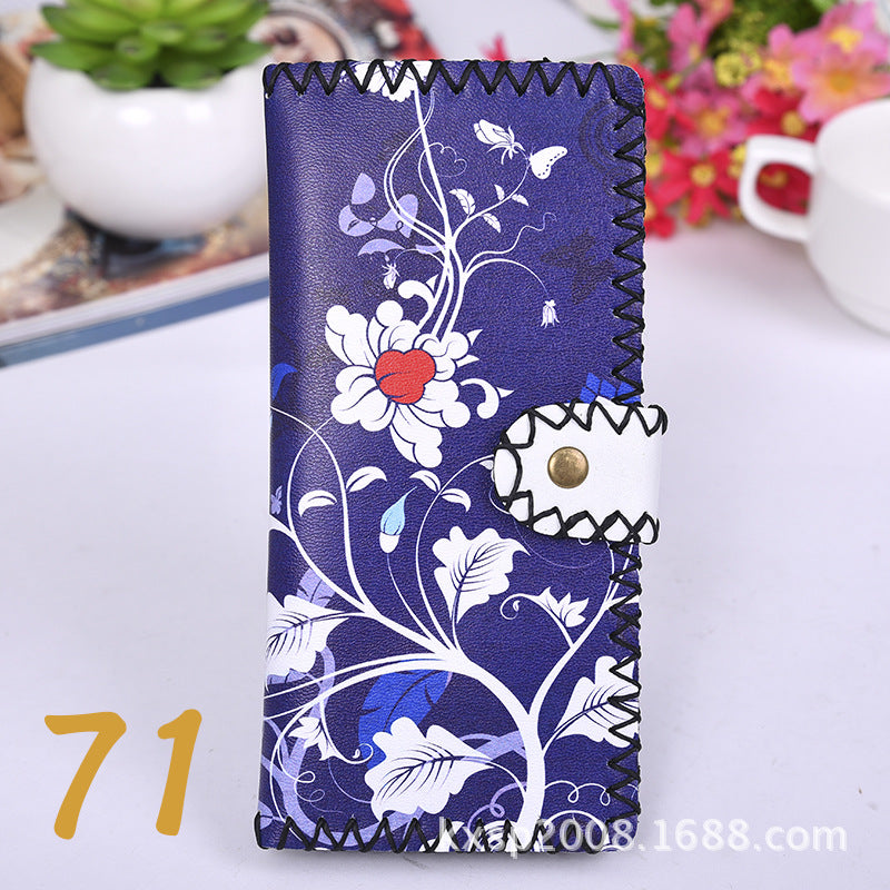 Wholesale Ethnic Style Handmade Wallet Composite Two-layer Leather Wallet ACC-WT-Mengs004