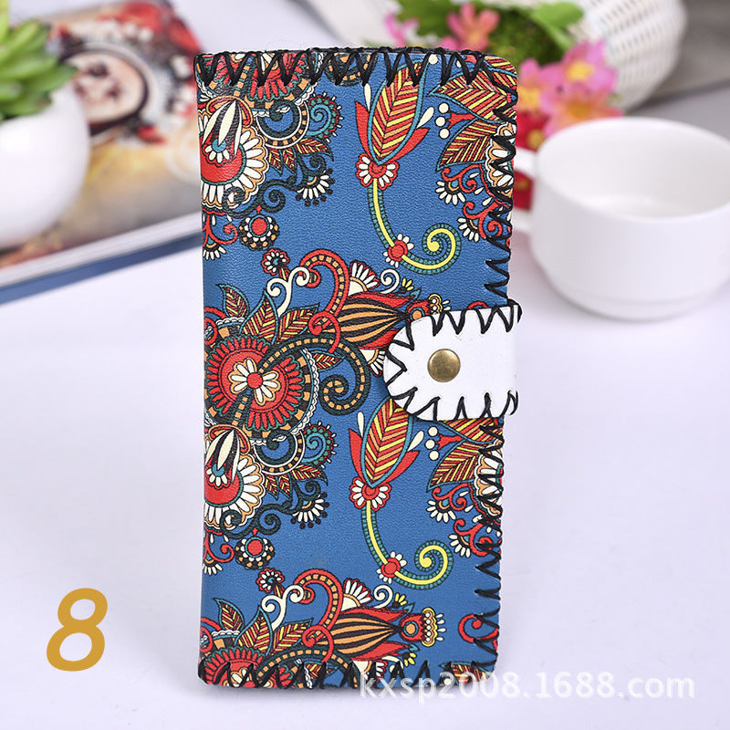 Wholesale Ethnic Style Handmade Wallet Composite Two-layer Leather Wallet ACC-WT-Mengs004