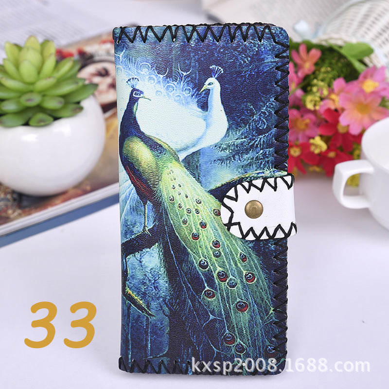 Wholesale Ethnic Style Handmade Wallet Composite Two-layer Leather Wallet ACC-WT-Mengs004