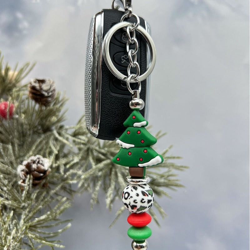 Wholesale Christmas Cartoon Cute Christmas Tree Keychain ACC-KC-JiuYa021