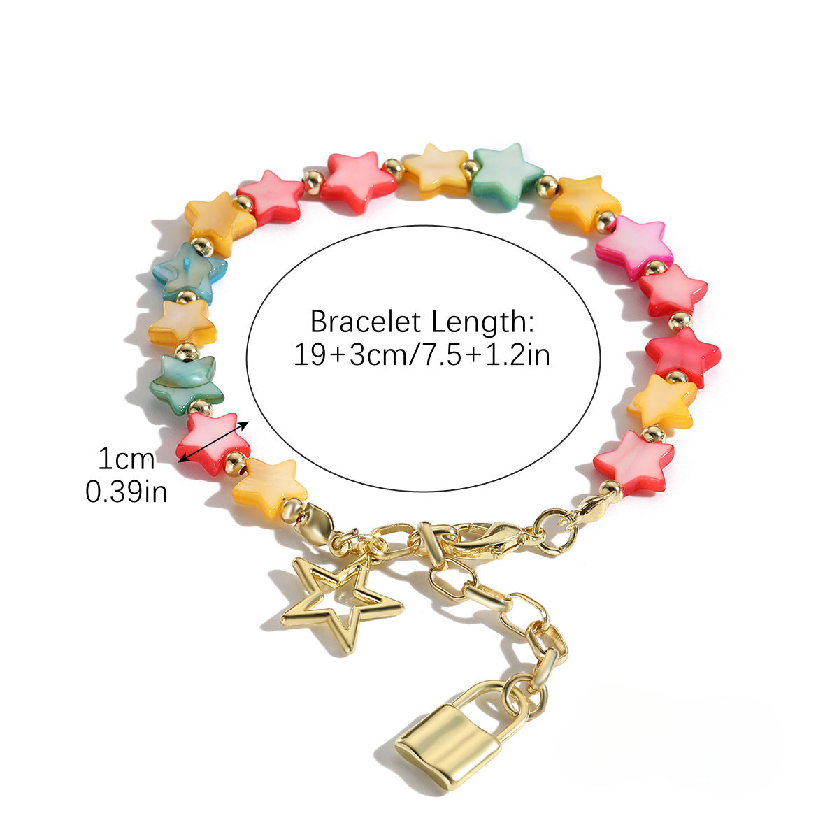 Wholesale Boho Style Pearl Starfish Pendant Shell Bracelet Bohemian ACC-BT-ManYi002