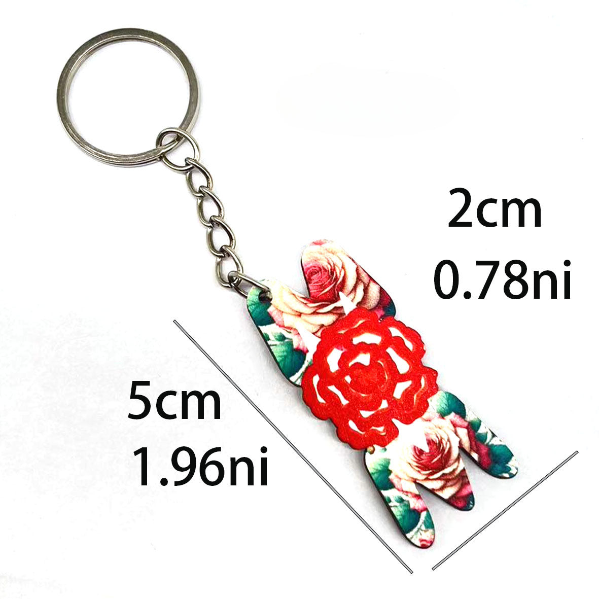 Wholesale Mother's Day Leopard Sunflower MOM Keychain Leopard Print ACC-KC-TuoYi008