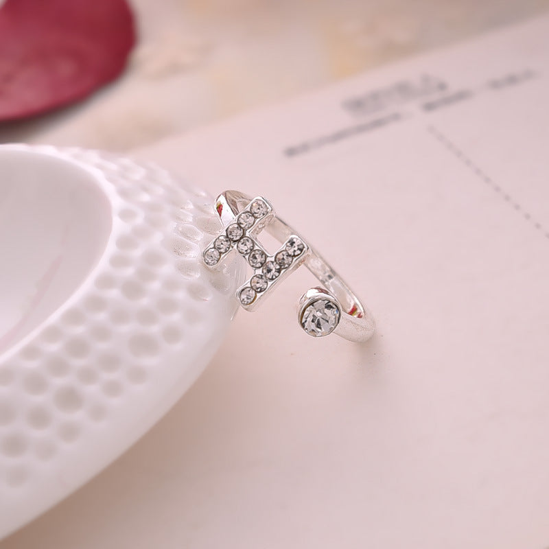 Wholesale  fashion H letter ring