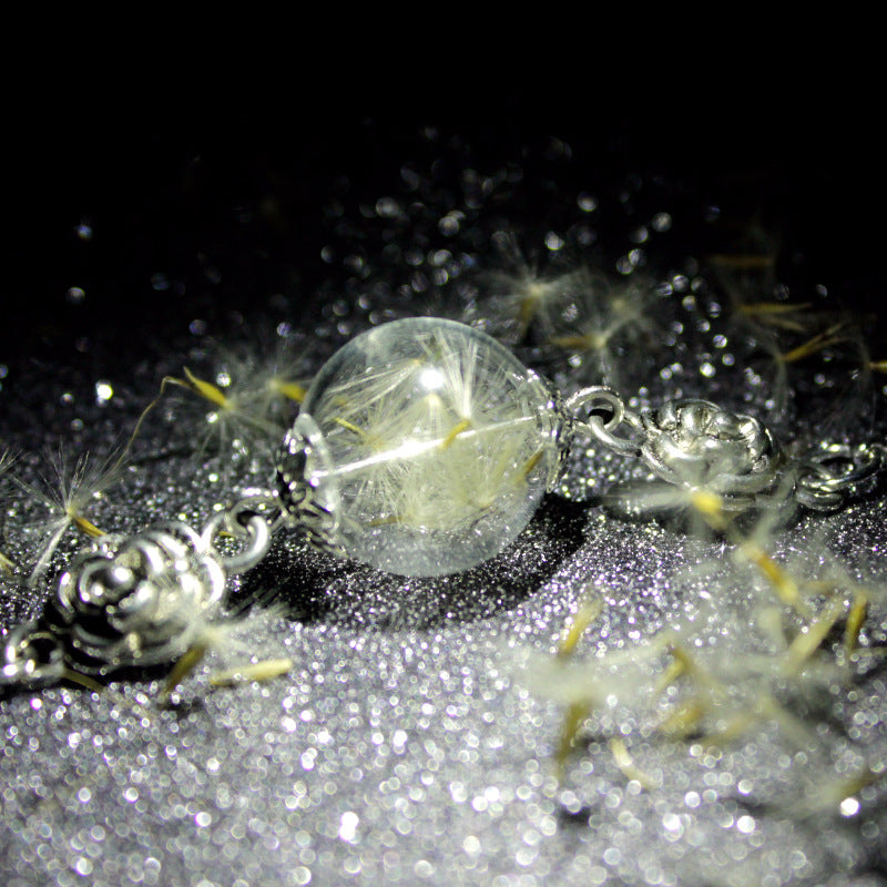 Wholesale Wishing Ball Bracelet Glass Dome Dandelion Seed Charm Fashion Accessory For Everyday Wear And Boutique Resale
