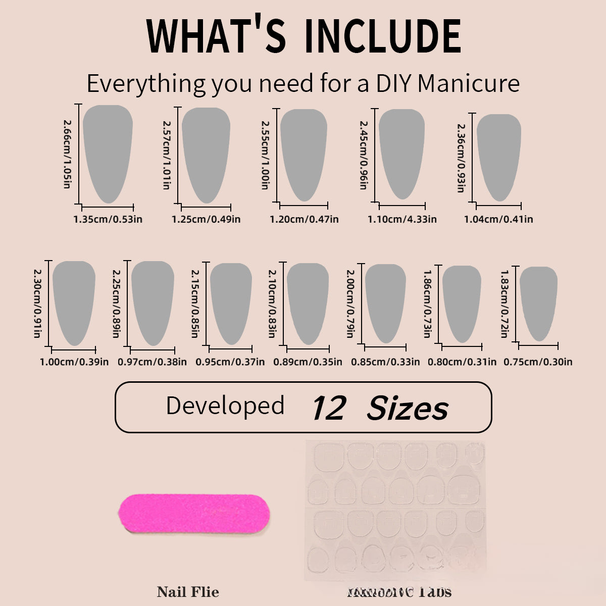 Wholesale 24 Pieces/box Glitter Nail Stickers Electroplated White Edge Wearable Nail Press-on Nails Kits ACC-NS-HaoYi021