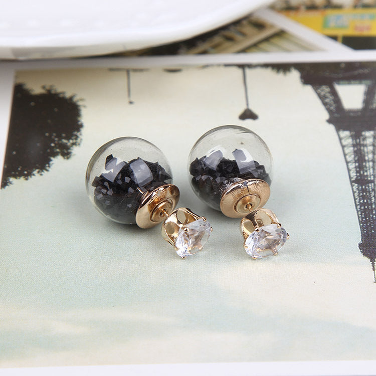 Wholesale Glass Ball Diamond Multi-color Earrings ACC-ES-MDD051
