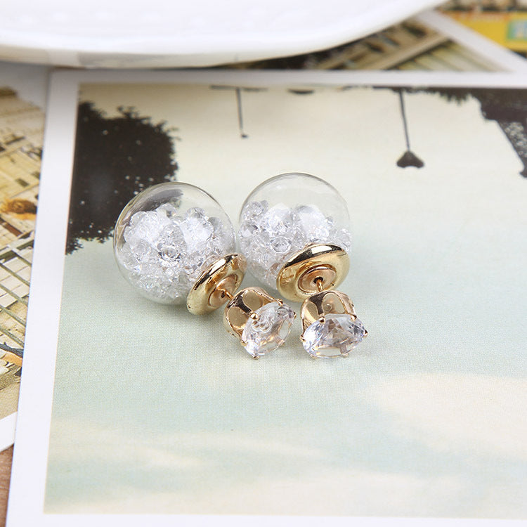 Wholesale Glass Ball Diamond Multi-color Earrings ACC-ES-MDD051